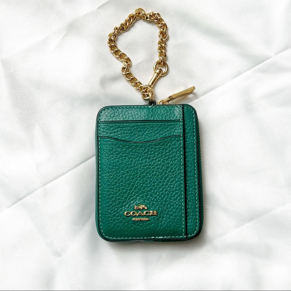 COACH ZIP CARD CASE WALLET